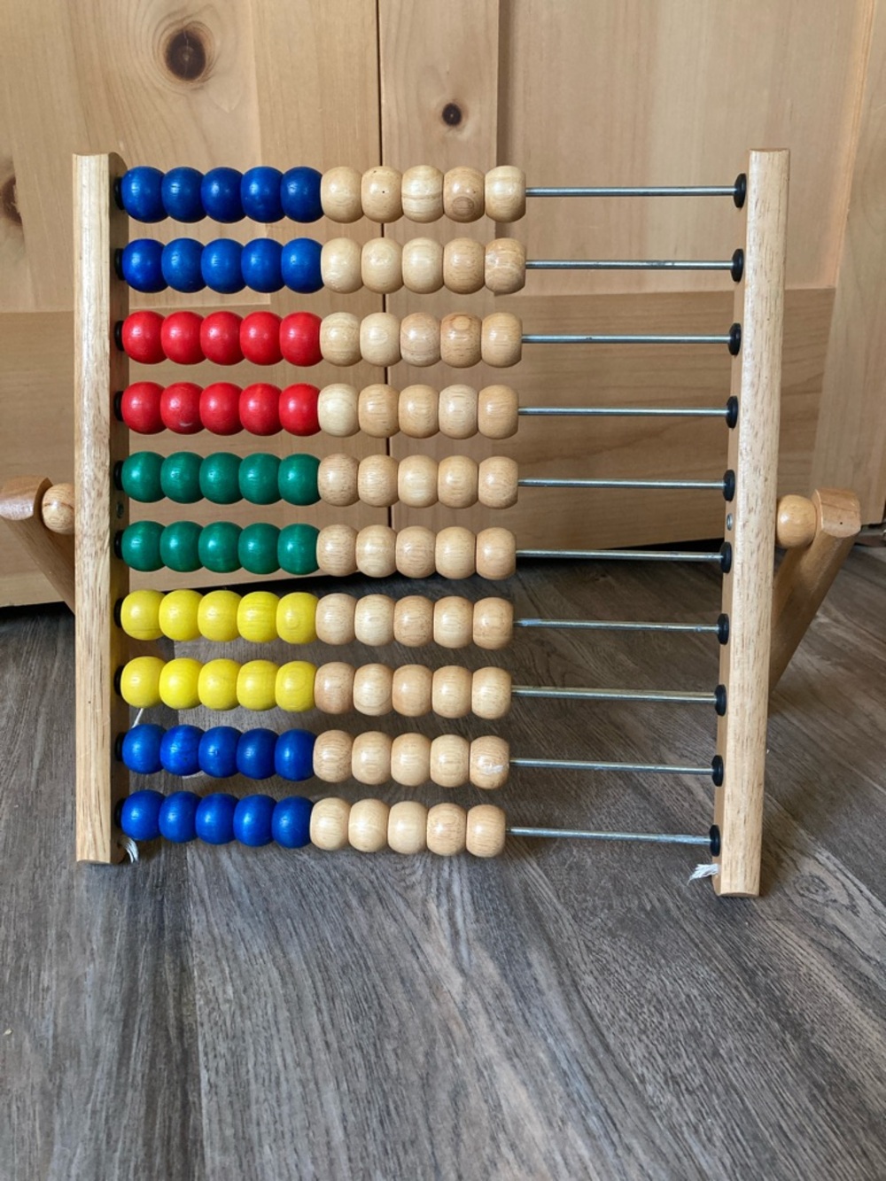IKEA Wooden Abacus Counting Toy - Multi-Color